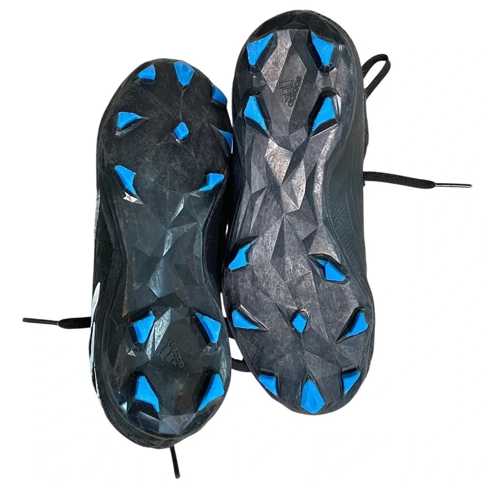 Adidas Predator Edge.3 Soccer Cleats Kids Size 1 Black‎ Good Preloved Cleats